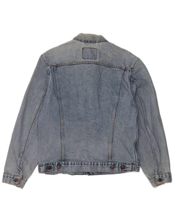 Levi's Veste en Jean Homme UK 38 Bleu Moyen Coton