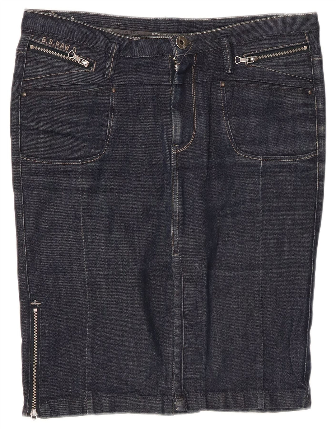 G-STAR Femme Jupe En Jean W30 Bleu Marine Moyen
