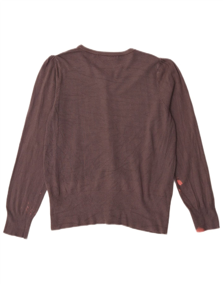 Marks & Spencer Cardigan pour femme en viscose gris moyen UK 42