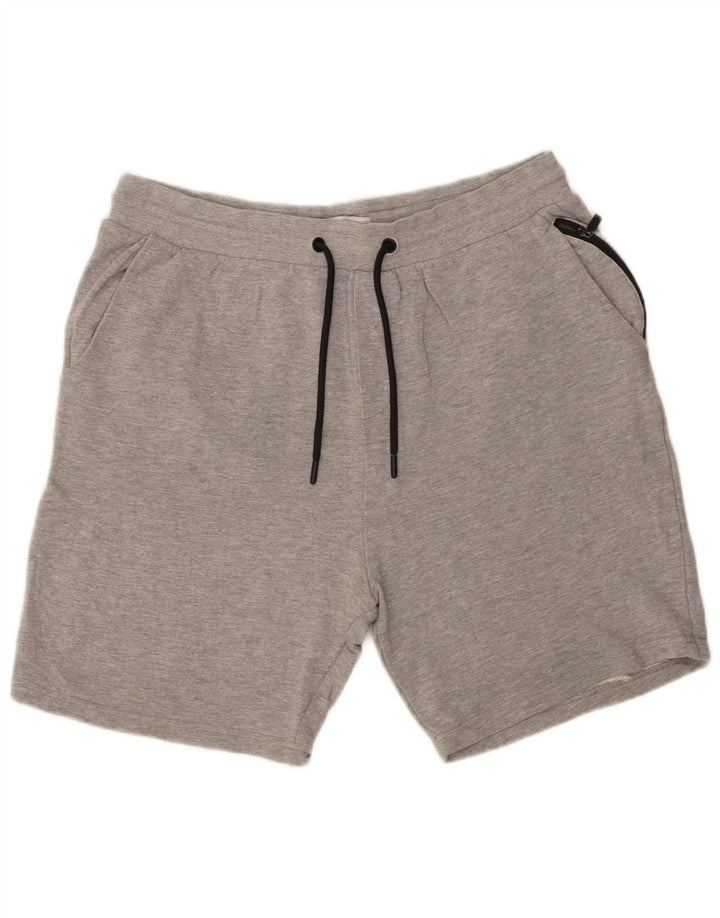 Zara Short de sport pour homme 2XL Gris