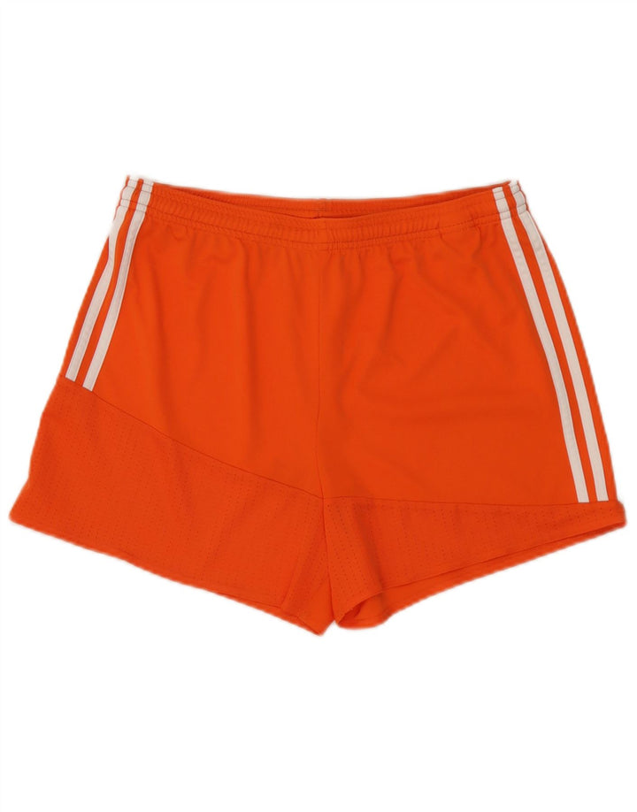 Adidas Short de sport Climacool pour femme UK 12/14 Orange moyen Polyester