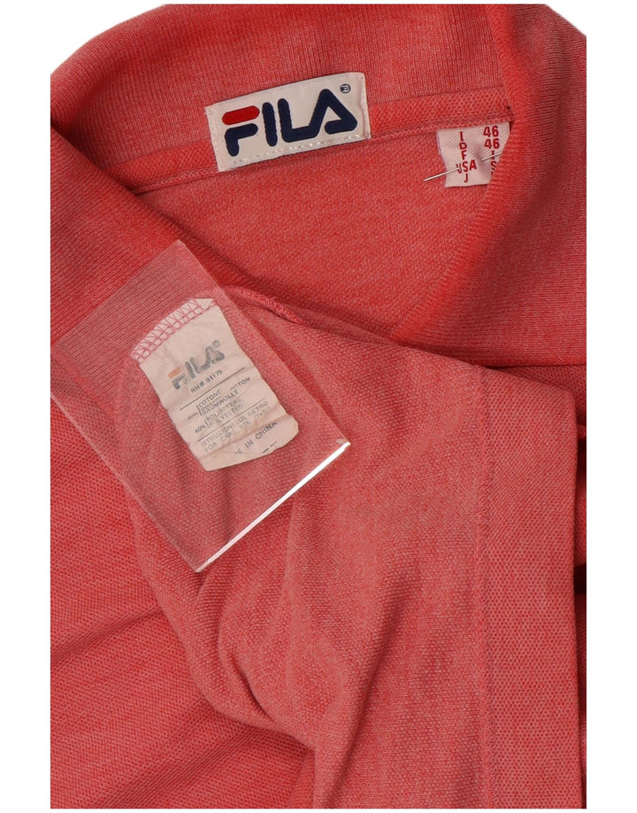 Fila Polo Homme IT 46 Petit Rouge Coton