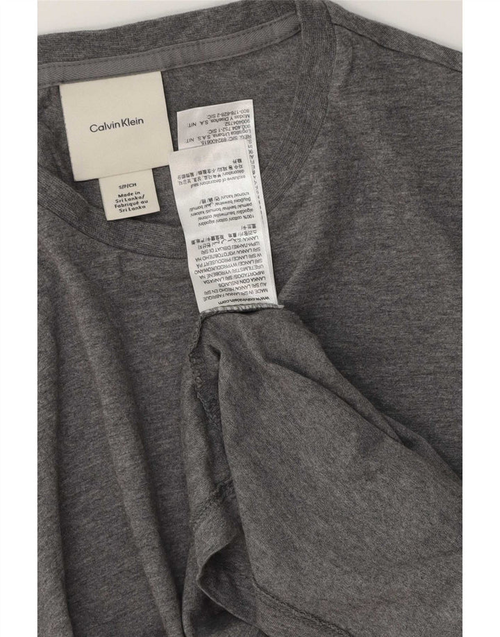 Calvin Klein T-Shirt Homme Petit Gris Coton