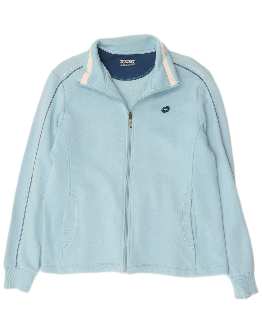 Lotto Veste de survêtement pour femme UK 16 Large Bleu Coton