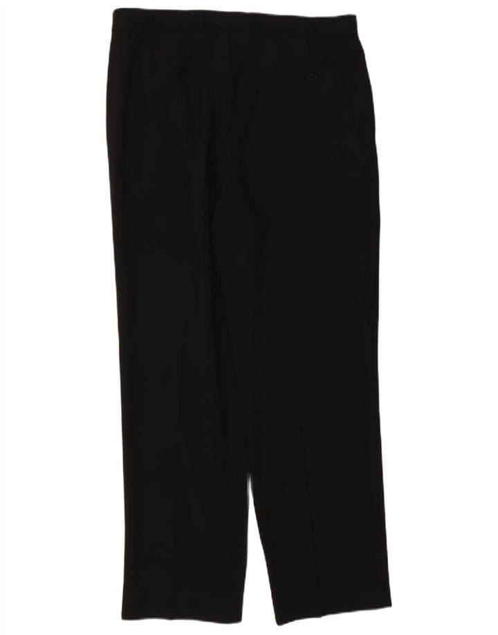 Marks & Spencer Pantalon de costume pour homme W36 L31 Noir Polyester