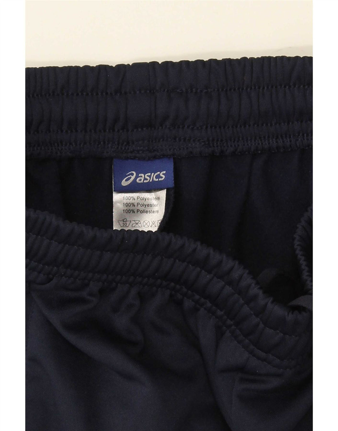 Asics Pantalon de survêtement homme Joggers petit bleu marine polyester