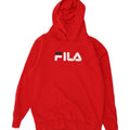 FILA Boys Graphic Hoodie Jumper 13-14 Years Red Polyester Vintage Fila and Second-Hand Fila from Messina Hembry 