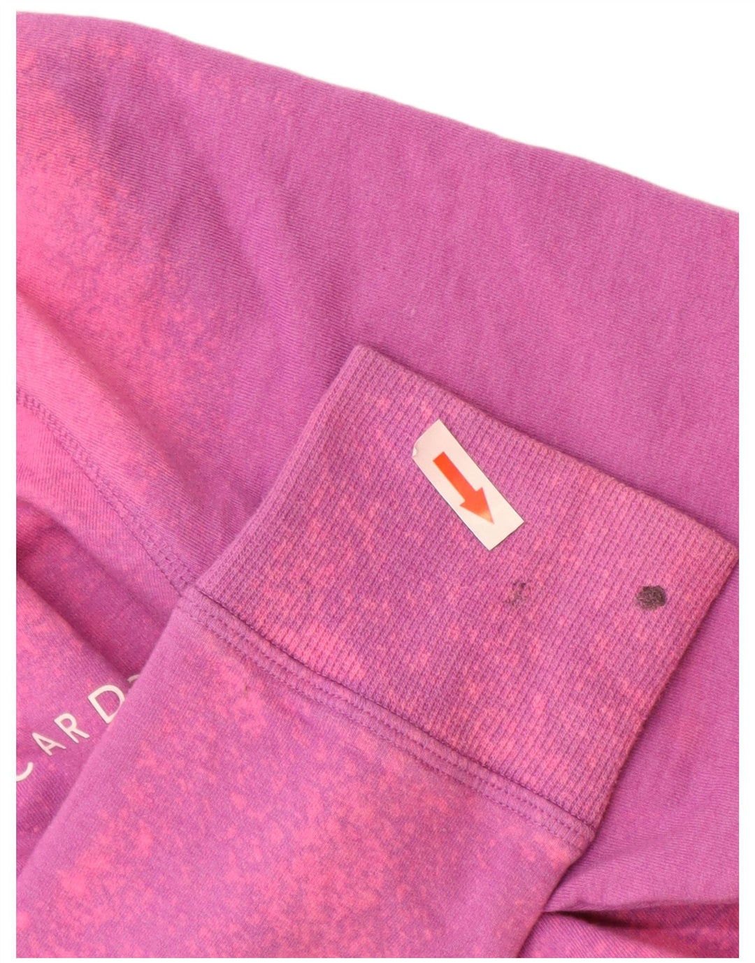 Reebok Sweat-shirt graphique pour femme UK 10 Petit rose Tie Dye Polyester