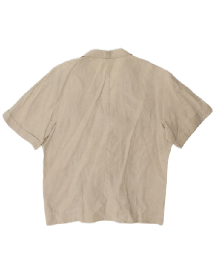 Max Mara Veste blazer croisée pour femme UK 14 Beige moyen