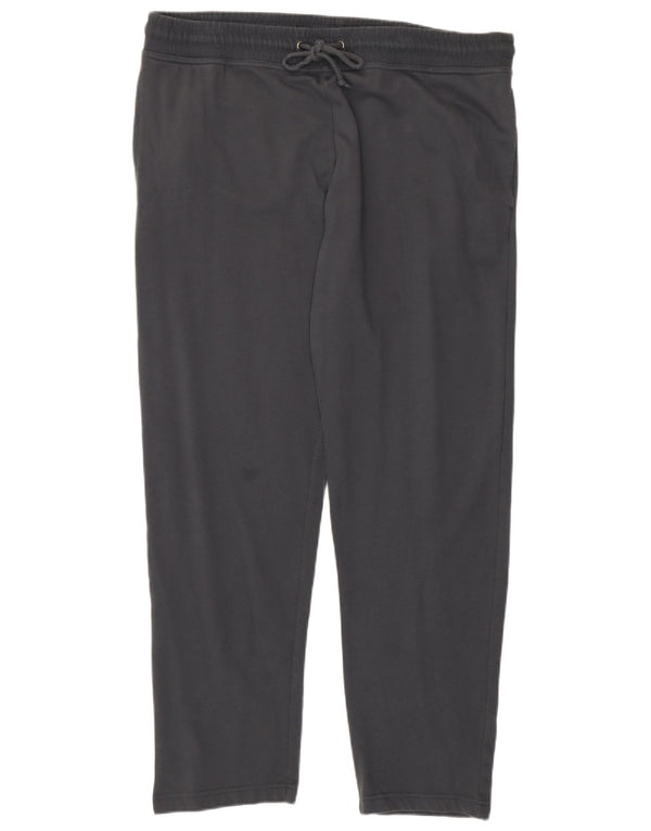 Marks & Spencer Pantalon de survêtement court pour homme Large W36 L28 Gris Coton