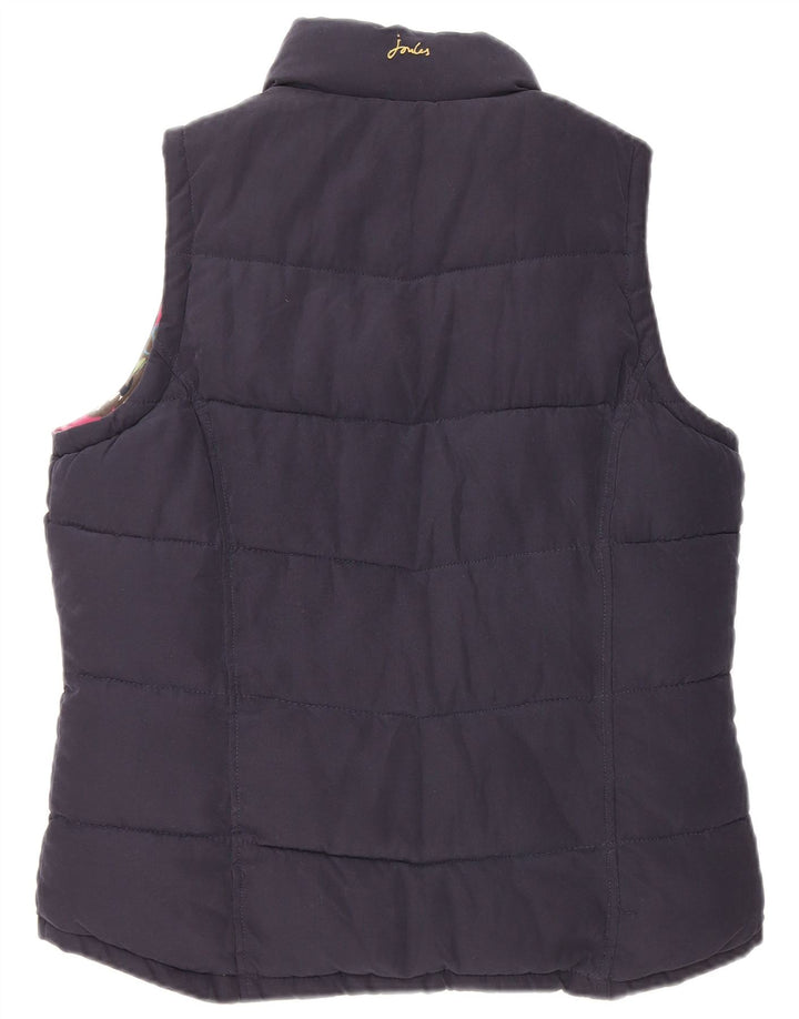 JOULES Gilet rembourré pour femme UK 12 Medium Bleu Marine Polyester