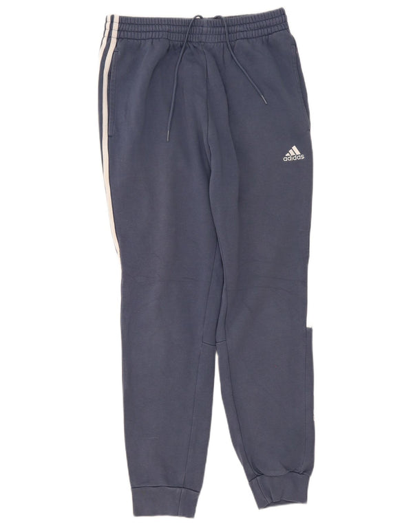Adidas Pantalon de survêtement graphique pour homme en coton bleu moyen