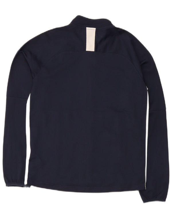 Nike Veste de survêtement Dri Fit pour garçon 12-13 ans Bleu marine Taille L