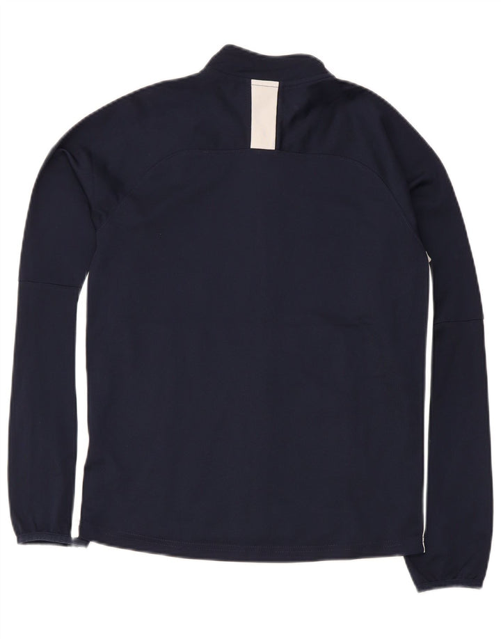 Nike Veste de survêtement Dri Fit pour garçon 12-13 ans Bleu marine Taille L
