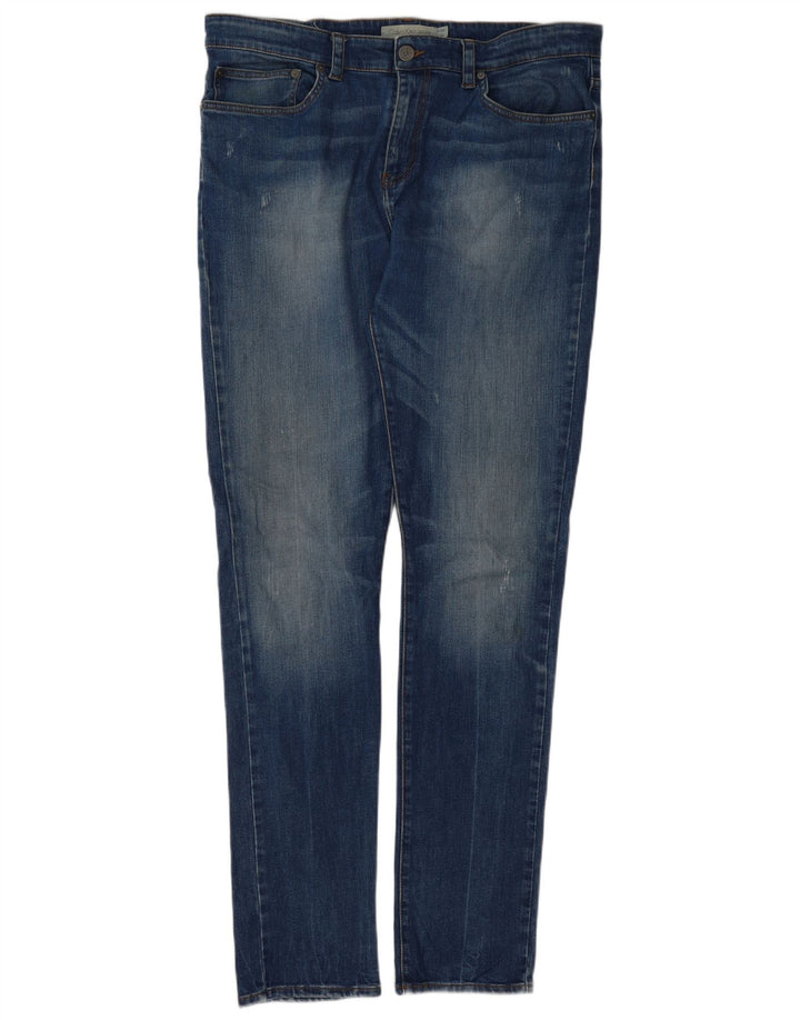 Calvin Klein Jean Slim Homme W38 L34 Bleu Coton