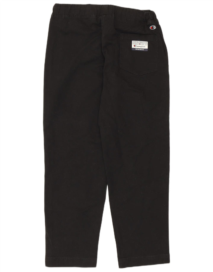 Champion Pantalon de Survêtement Graphique Homme Large Noir Coton