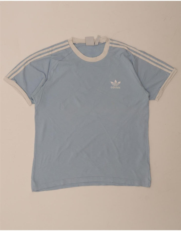 Adidas T-Shirt Homme Haut Grand Bleu Coton