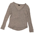 Massimo Dutti Haut à manches longues pour femme UK 42 Gris moyen moucheté