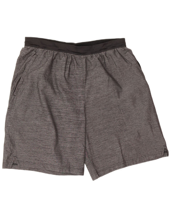 Adidas Short de Sport Homme XL Gris Moucheté Polyester Sports