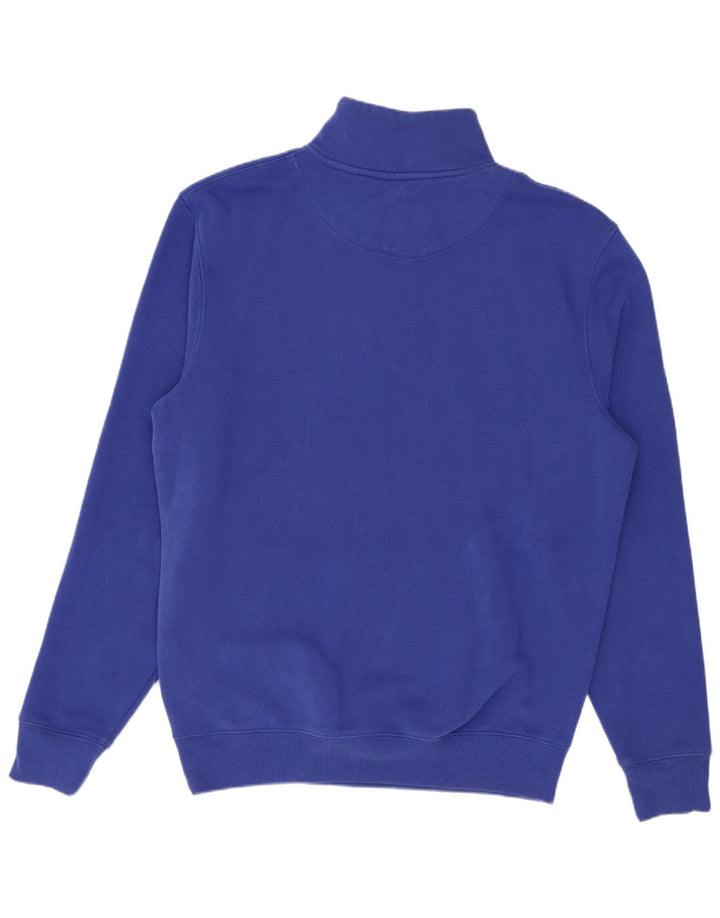 Joules Homme Sweat-Shirt Col Zippé Petit Bleu Coton