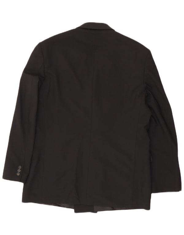 Marks & Spencer Veste blazer double boutonnage pour homme UK 42 Large Noir