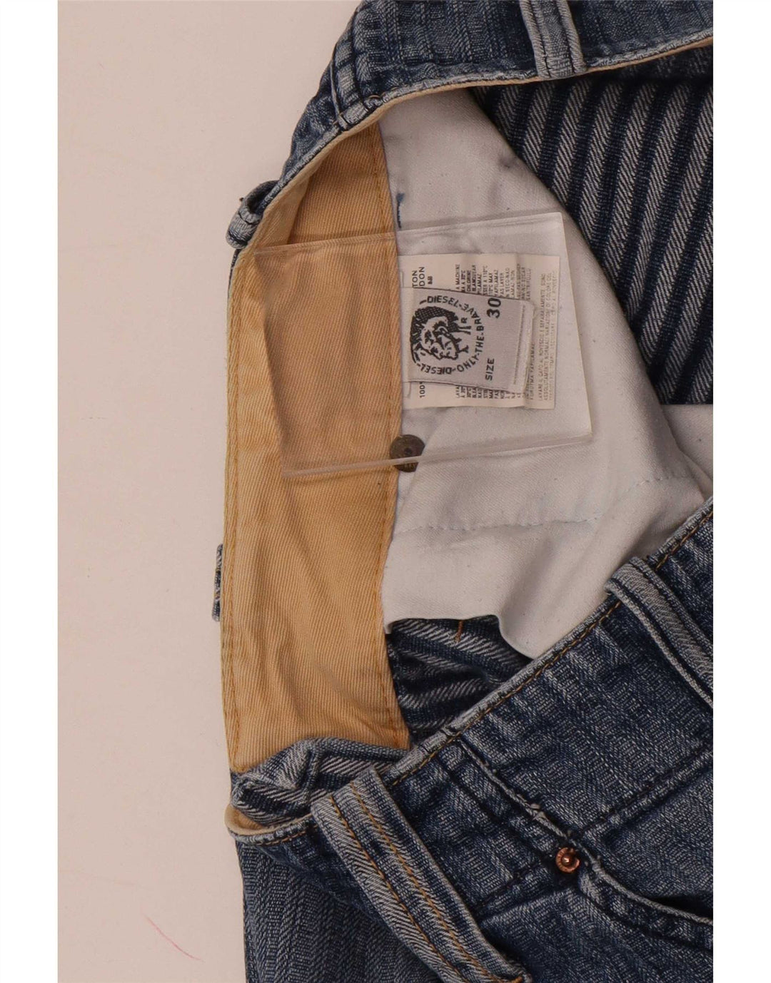 Diesel Jean Bootcut W30 L32 Homme Bleu Coton