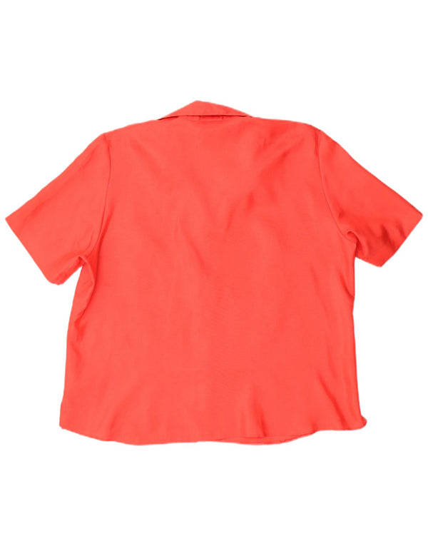 Gerry Weber Chemisier à manches courtes pour femme UK 20 2XL Rouge Polyester