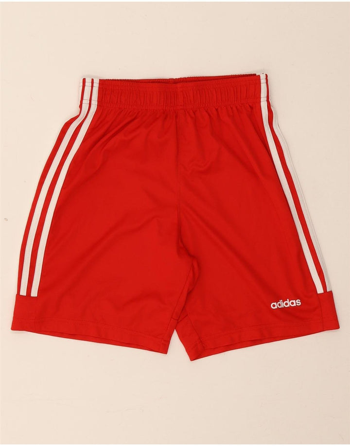 Adidas Short de Sport Garçon 13-14 Ans Rouge Polyester