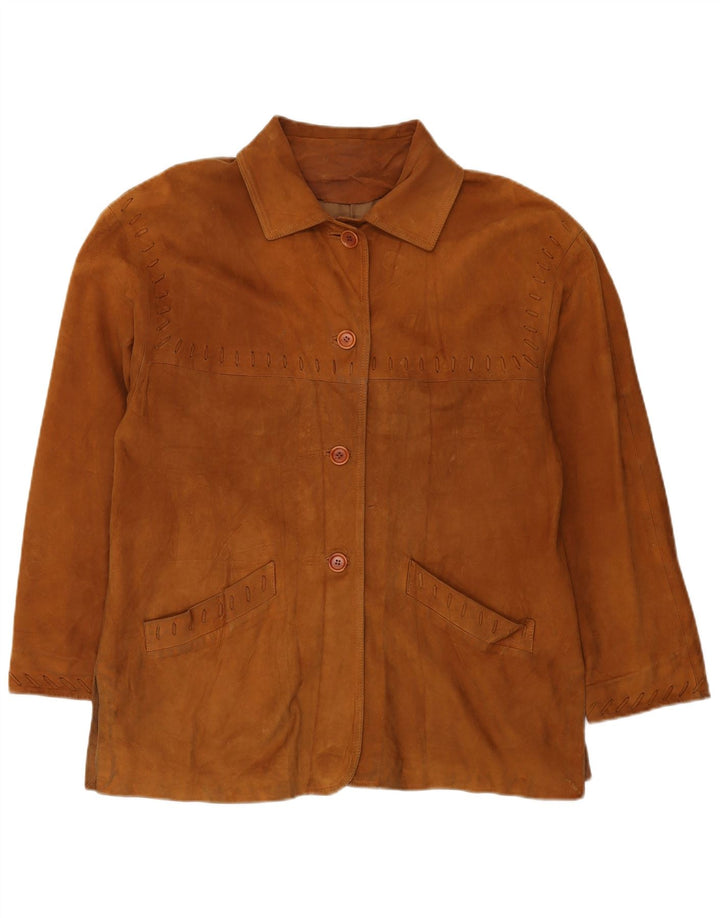 Conbipel Veste Oversize En Daim Femme IT 46 Large Marron