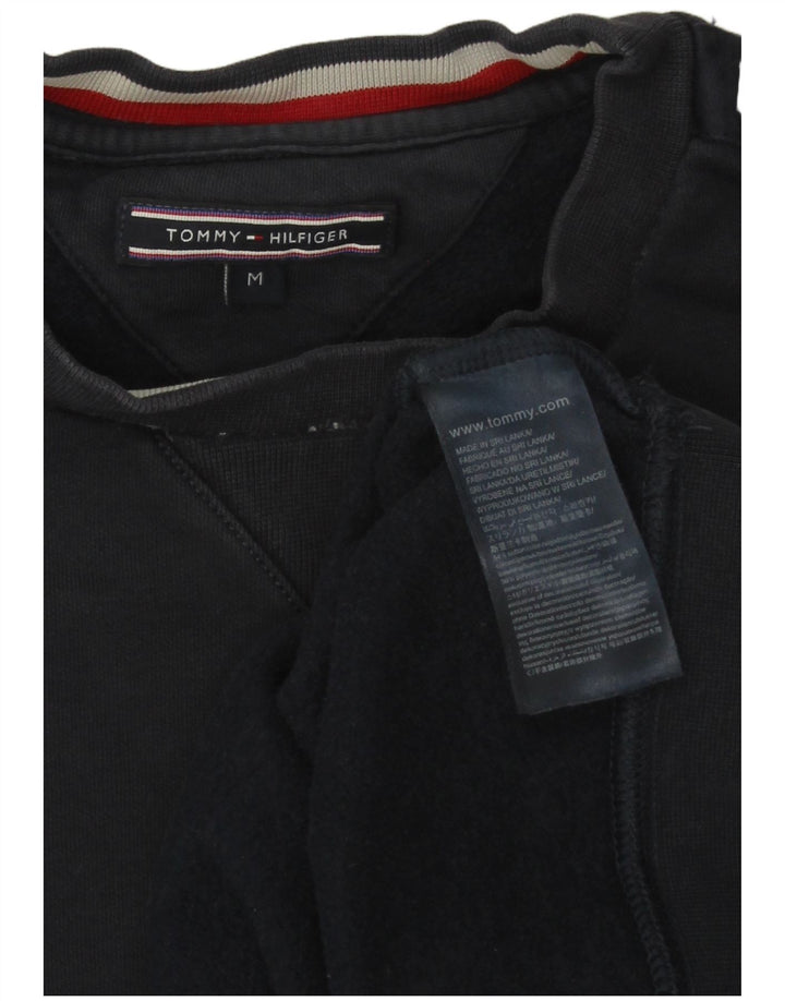 Tommy Hilfiger Sweat-shirt graphique pour homme en coton bleu marine moyen