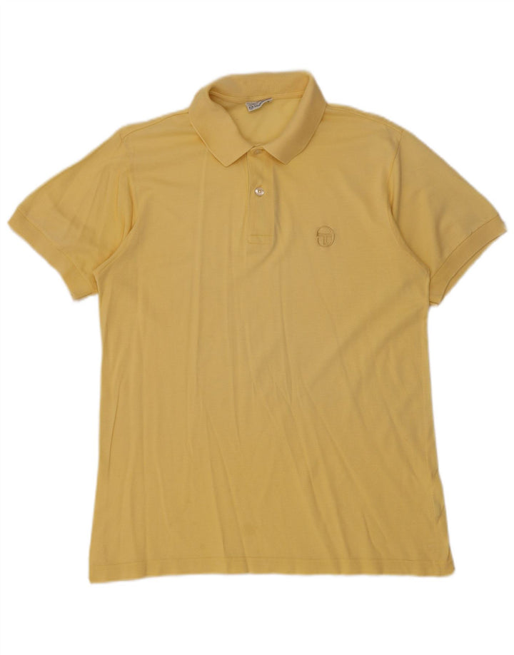 Sergio Tacchini Polo Homme Jaune Moyen Coton