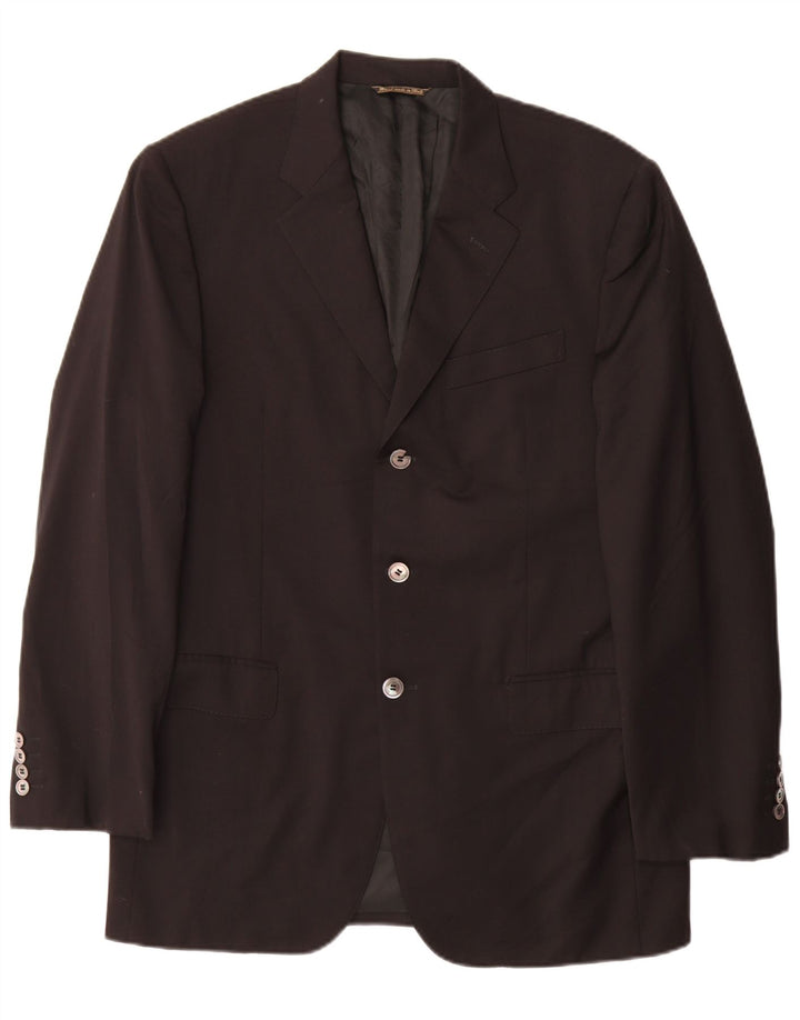 Cerruti 1881 Veste blazer 3 boutons pour homme IT 50 Large Noir