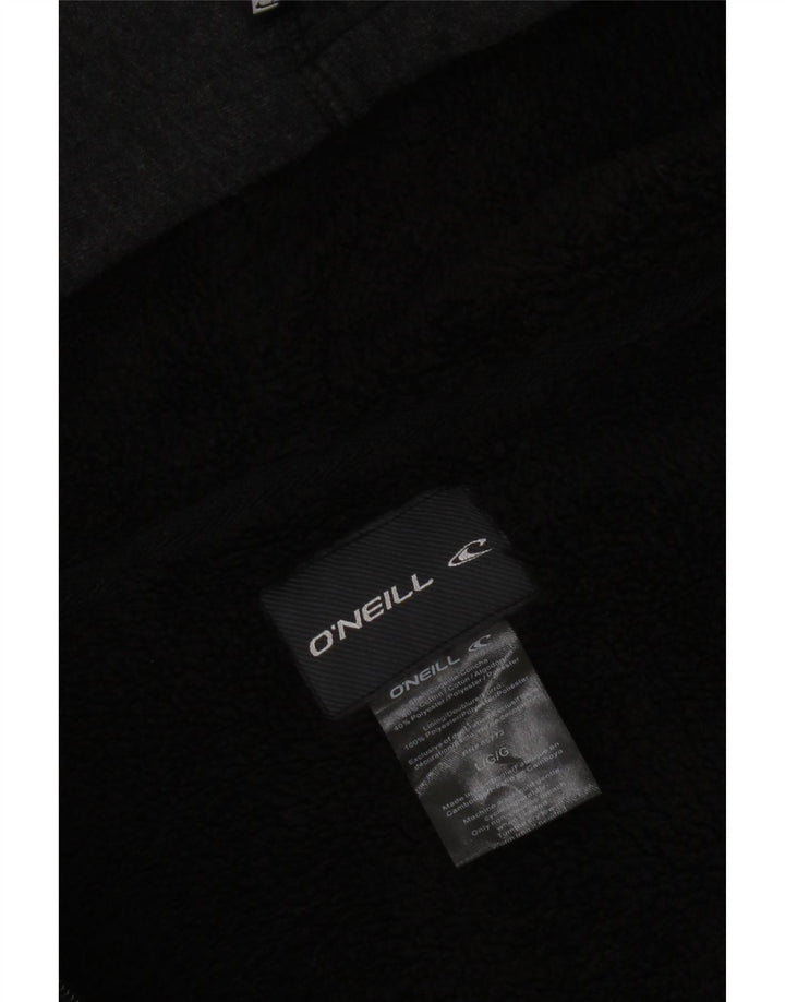 O'Neill Pull à capuche zippé pour homme Grand coton gris