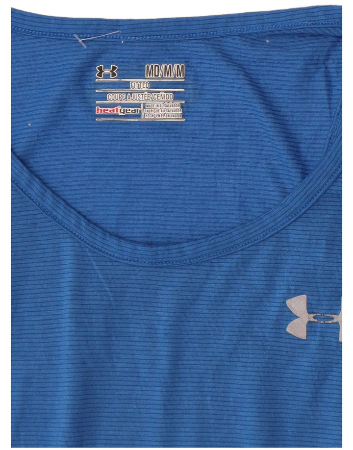 Under Armour Débardeur Heat Gear Homme Bleu Moyen Rayures