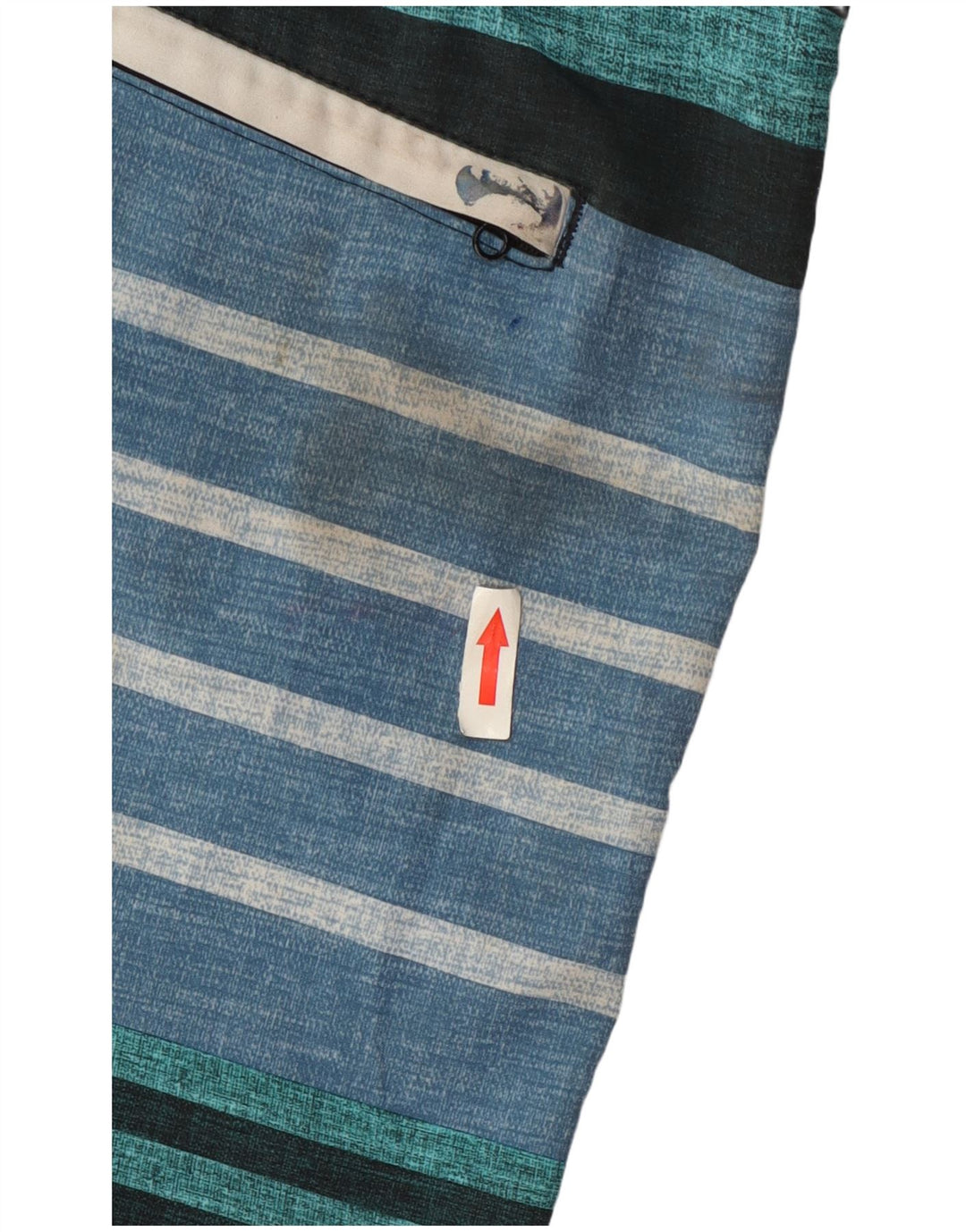 Hurley Short de bain graphique pour homme en polyester à rayures multicolores
