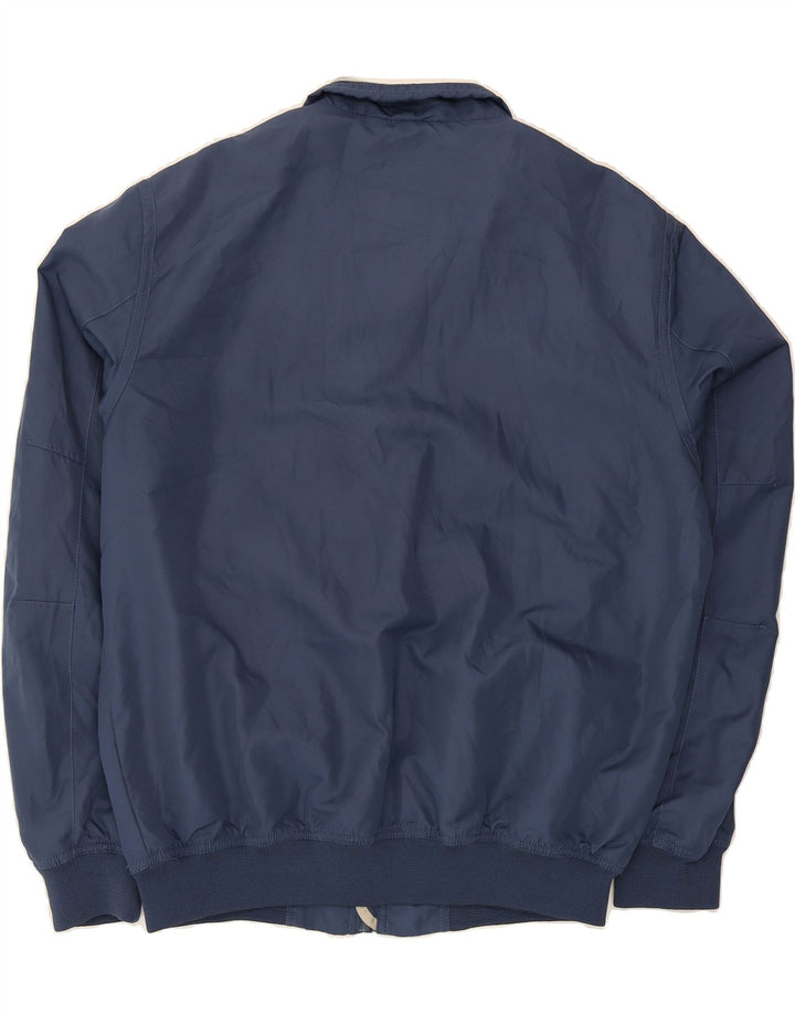 NAVIGARE Mens Bomber Jacket UK 42 XL Navy Blue Vintage Navigare and Second-Hand Navigare from Messina Hembry 
