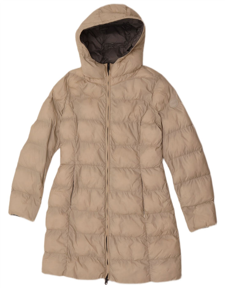 Colmar Femme Manteau Rembourré À Capuche IT 42 Medium Blanc Polyamide