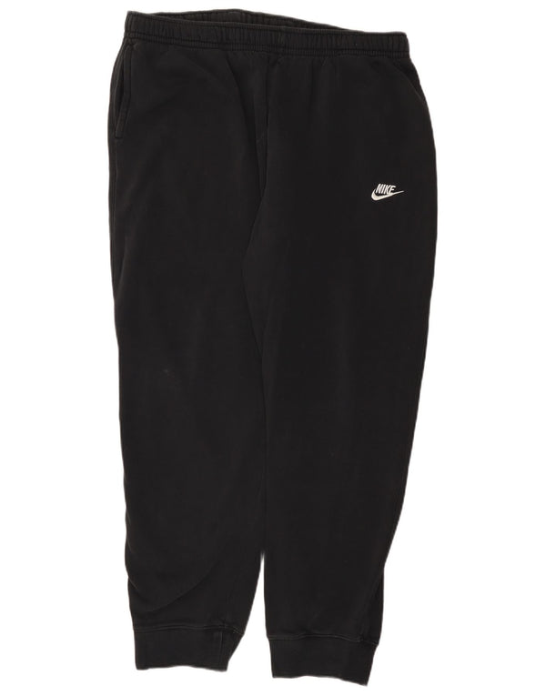 Nike Pantalon de survêtement haut pour homme en coton noir 2XL