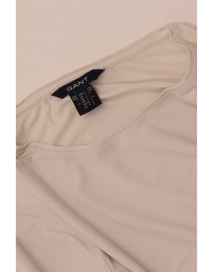 Gant Haut à manches longues pour femme UK 14 Large Blanc Coton