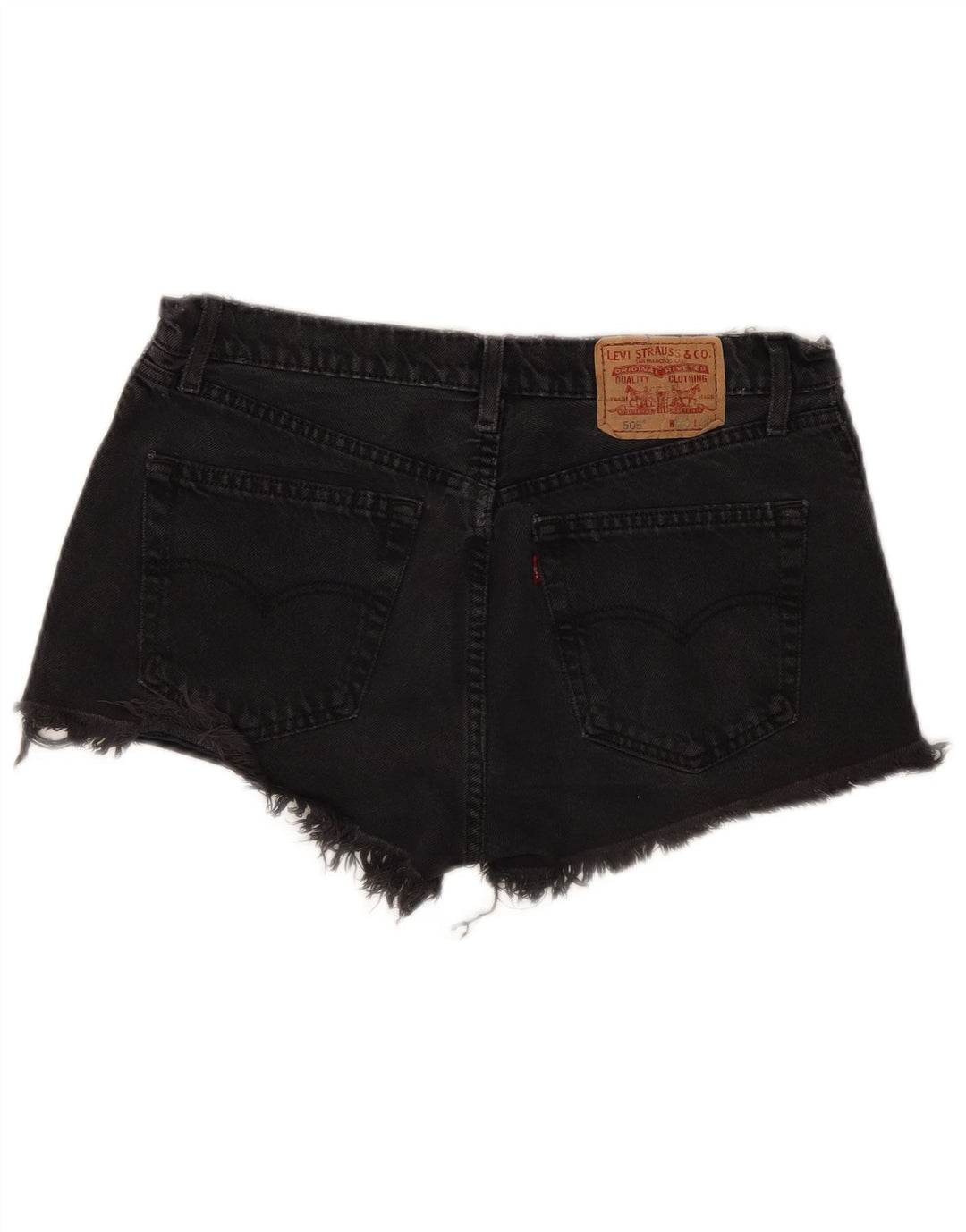 Levi's Short en Jean 505 Femme W30 Gris Moyen
