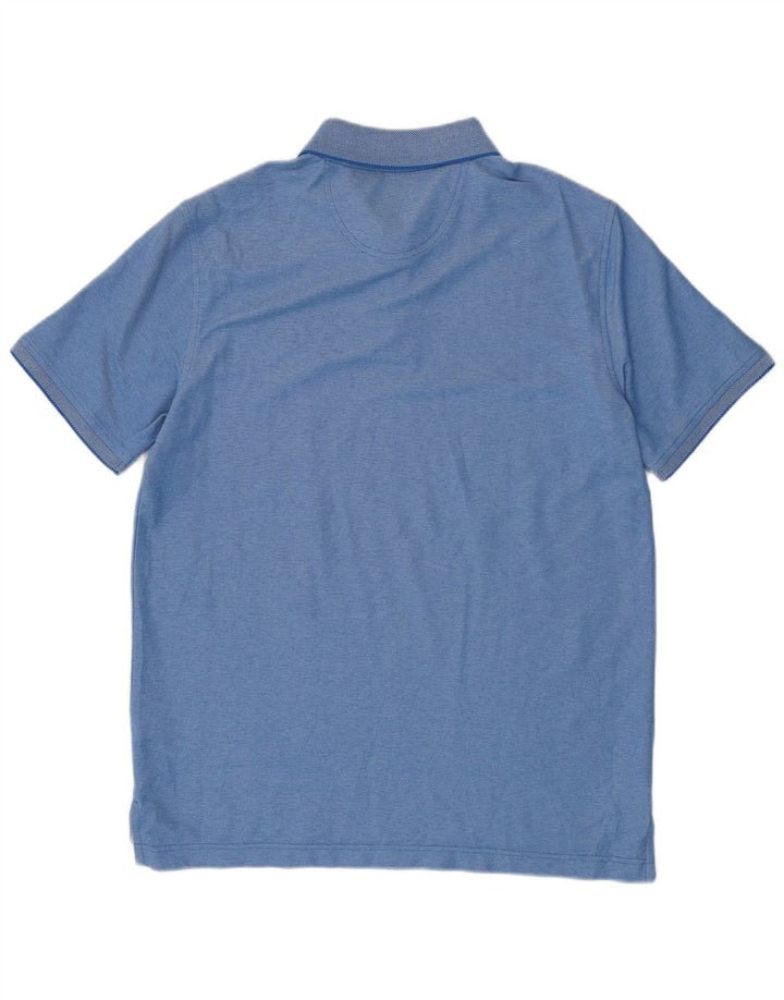 IZOD Polo Homme Bleu Moyen Coton