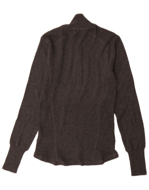 Eddie Bauer Pull à col zippé pour homme Petit coton gris