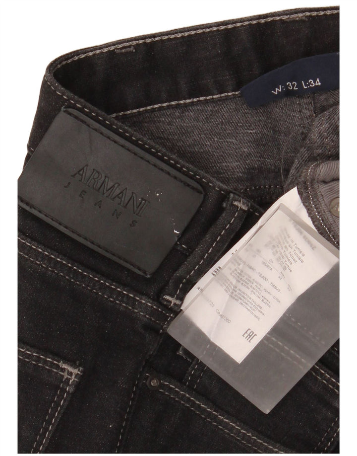 Armani Jeans Slim Homme W32 L34 Coton Noir