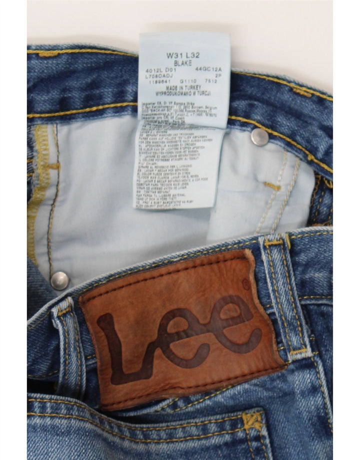 LEE Mens Blake Straight Jeans W31 L32 Blue Cotton Vintage Lee and Second-Hand Lee from Messina Hembry 