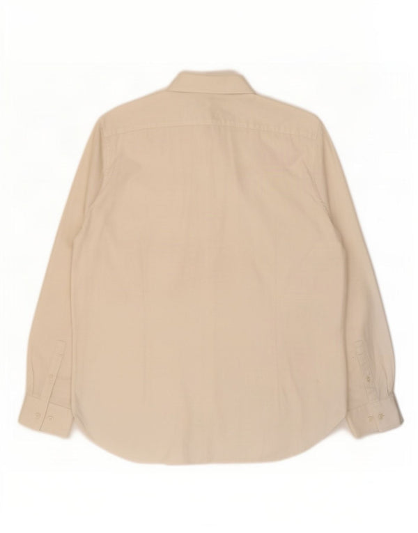 Michael Kors Chemise Slim Fit Homme Taille 44 17 1/2 XL Coton Blanc