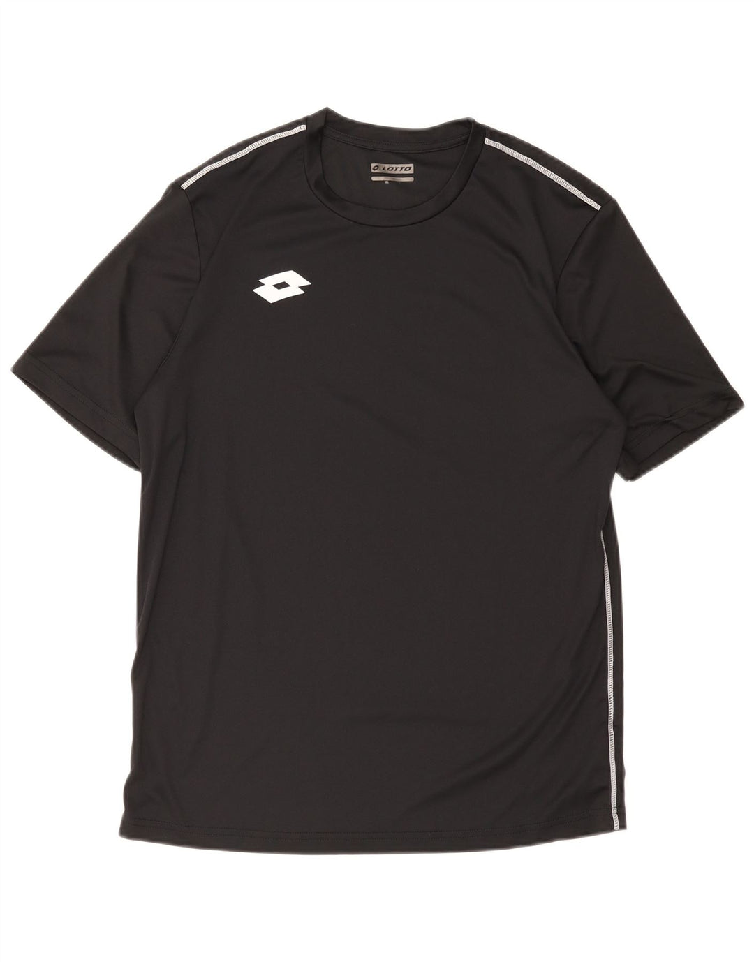 Lotto T-Shirt Homme Haut Large Noir Polyester