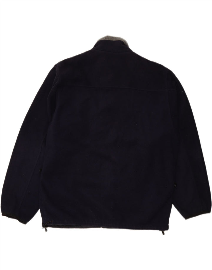 SCHOTT Veste Polaire Homme UK 40 Large Bleu Marine Polyester