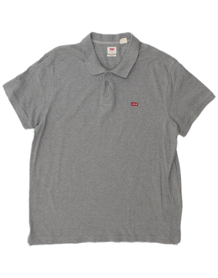 Levi's Polo Standard Homme Gris Coton XL