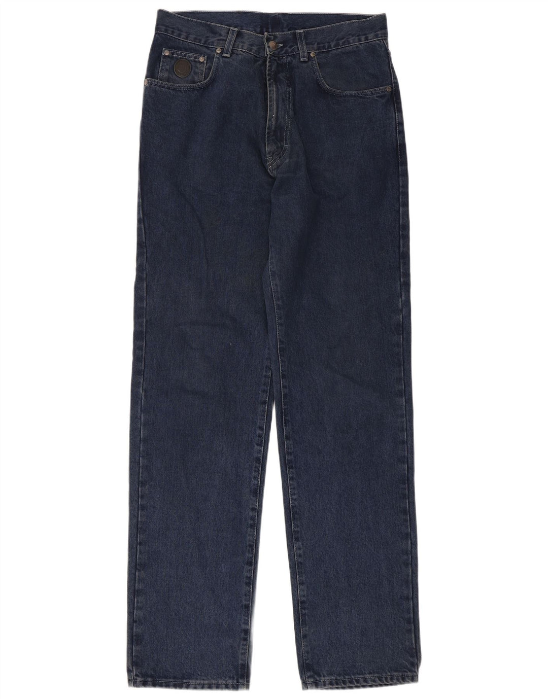 Trussardi Jean Droit W34 L32 Bleu Marine Coton Homme