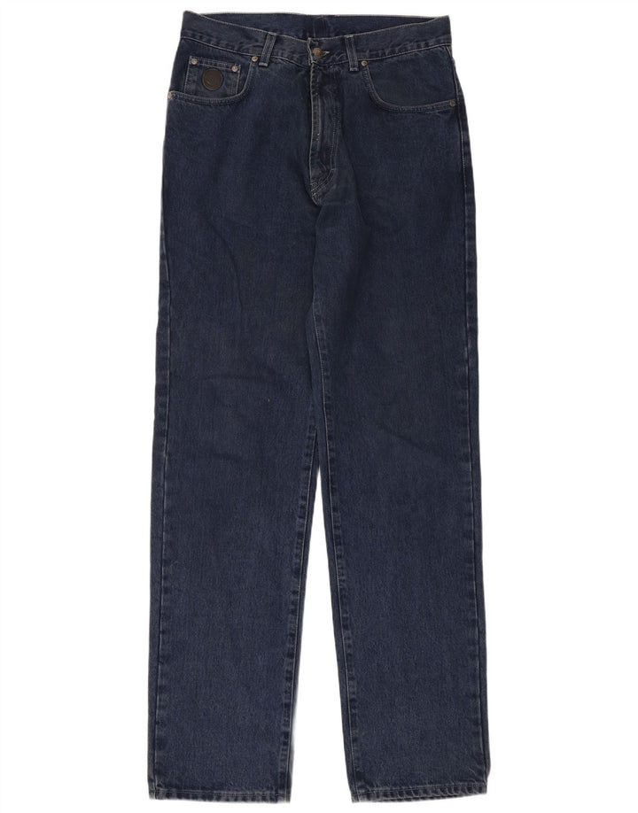Trussardi Jean Droit W34 L32 Bleu Marine Coton Homme